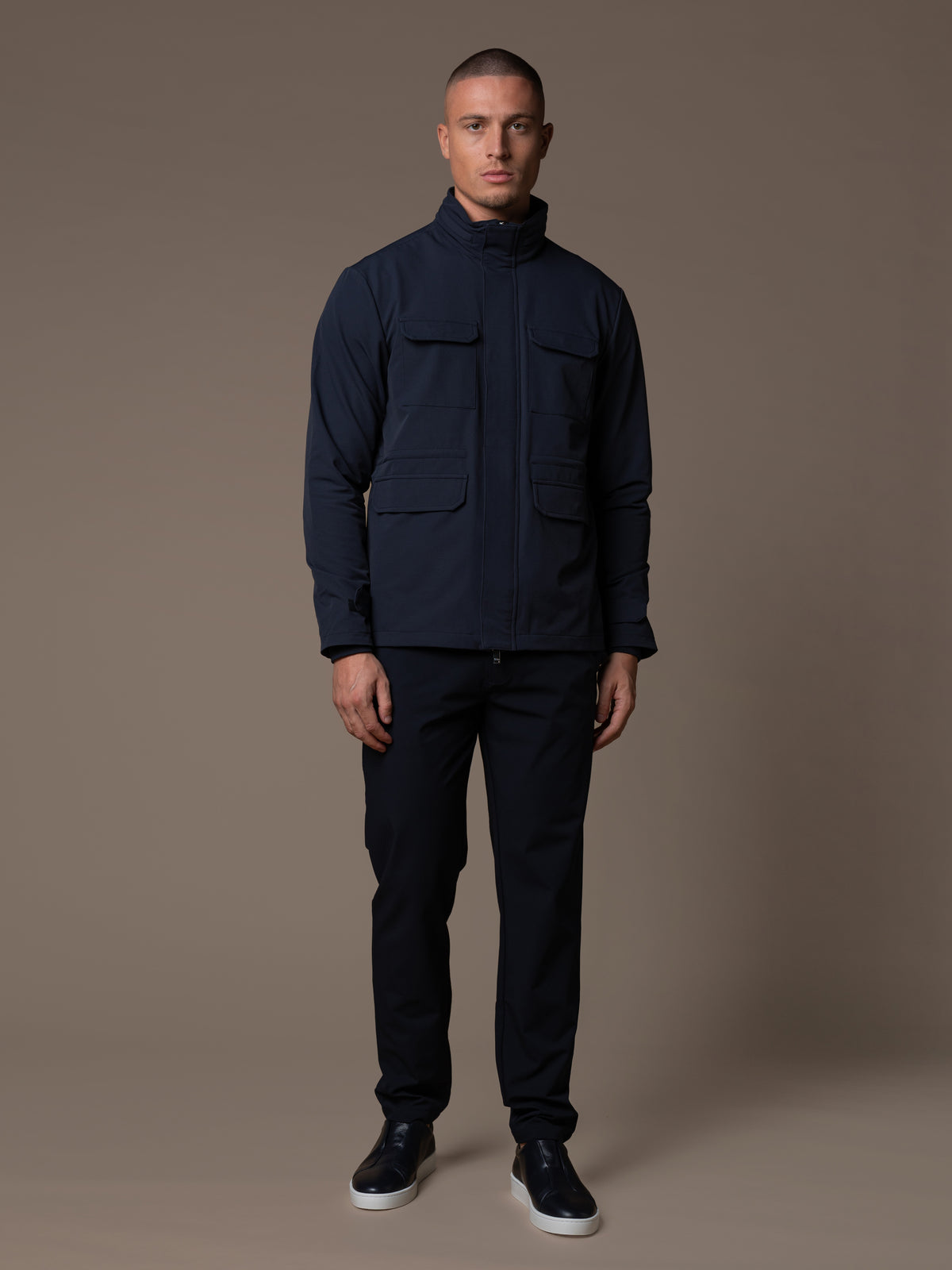 Tech Field Jacket - Navy