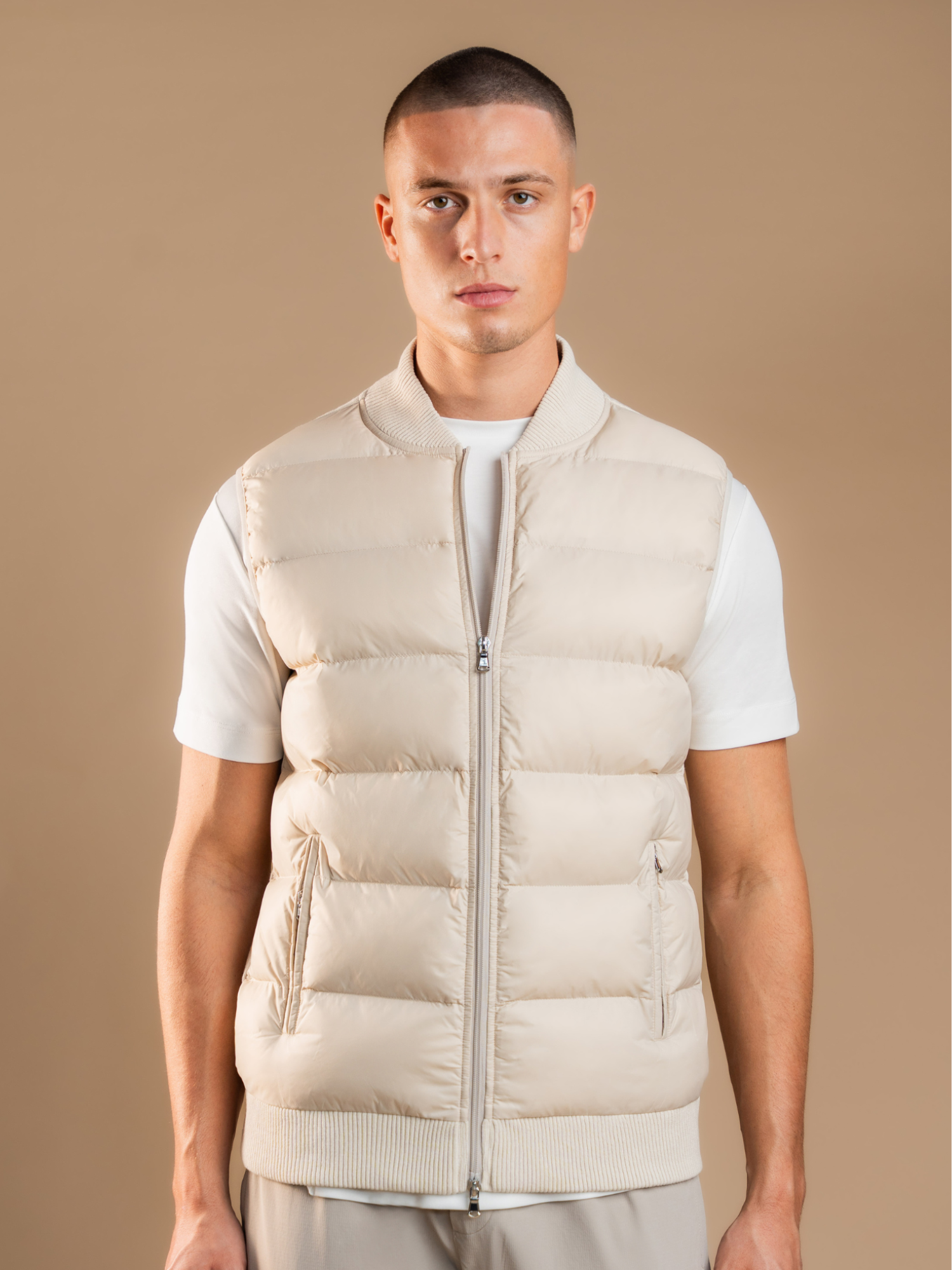 Hybrid Gilet - Beige