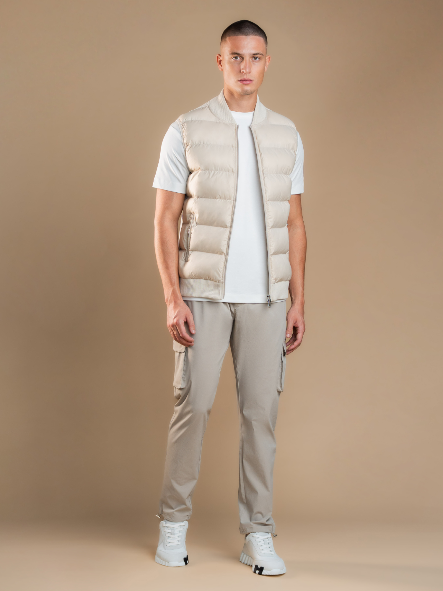 Hybrid Gilet - Beige