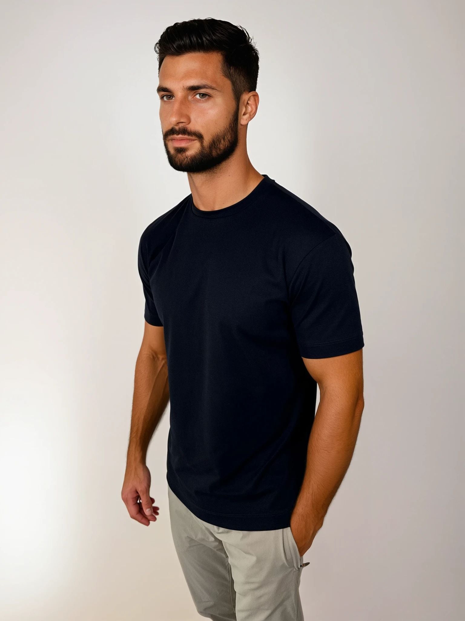 Essential Lux T-Shirt - Navy