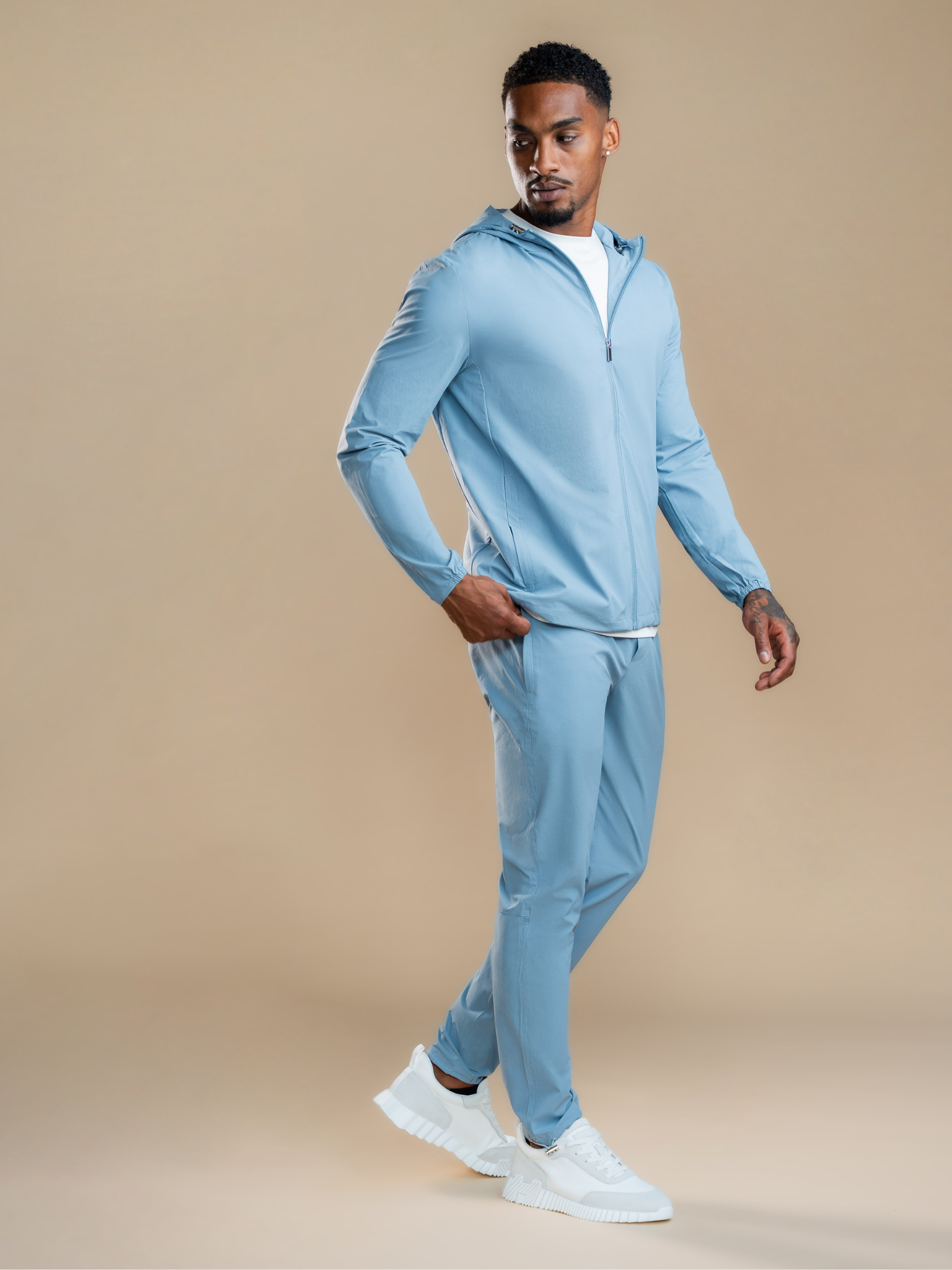 Tech Windbreaker - Ocean Blue
