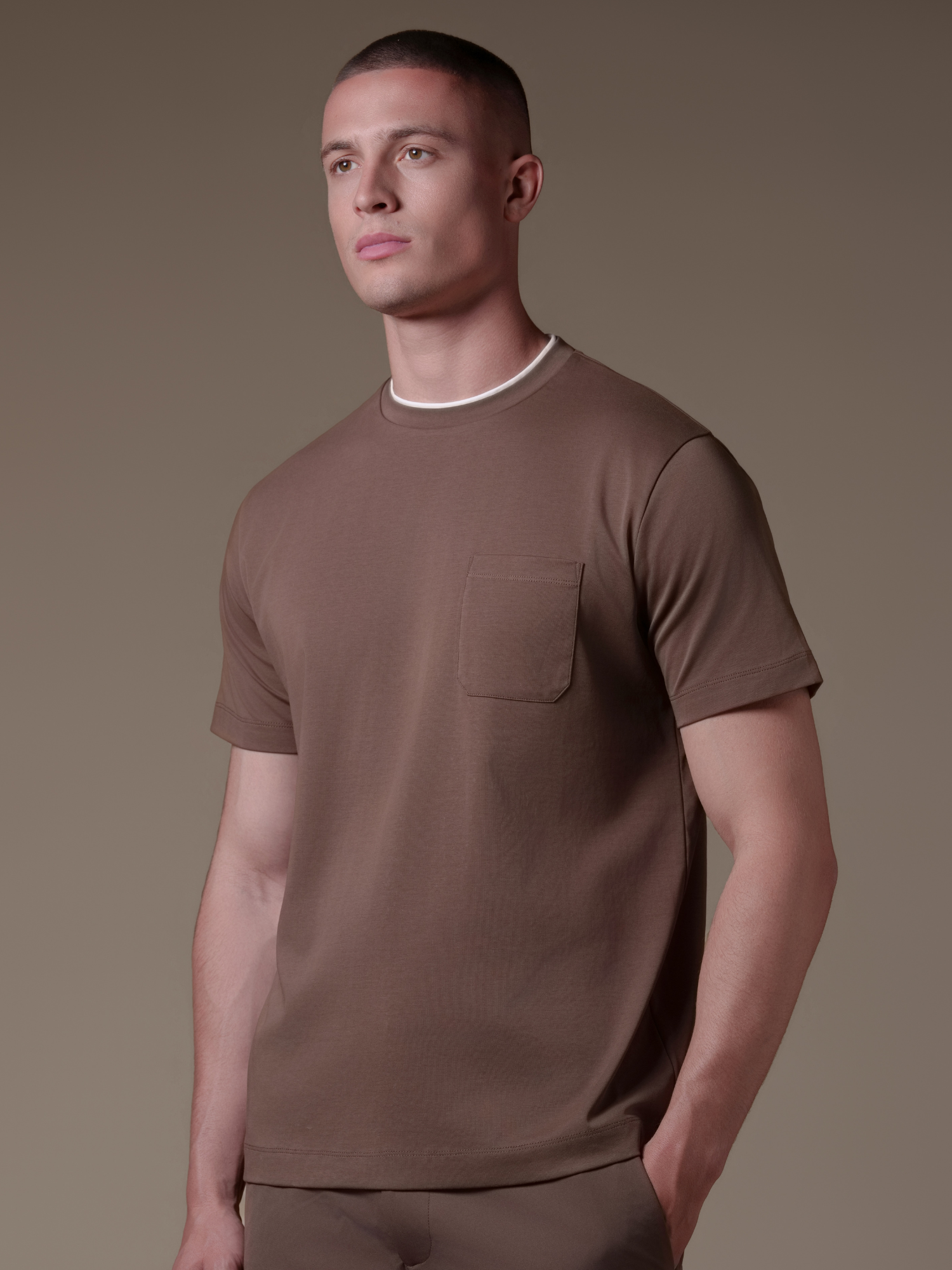 Lino T-Shirt - Brown