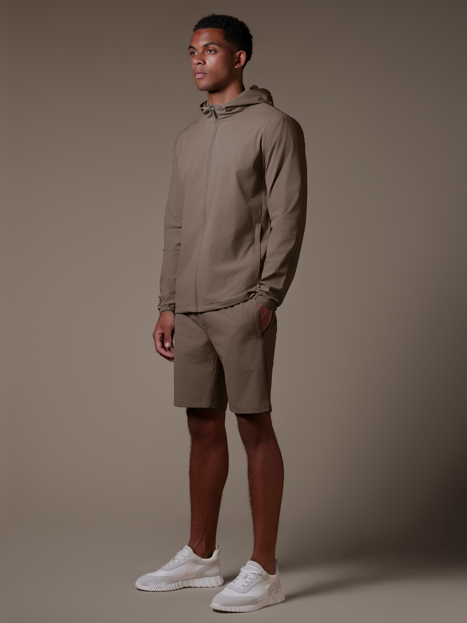 Tech Windbreaker Set - Mocca