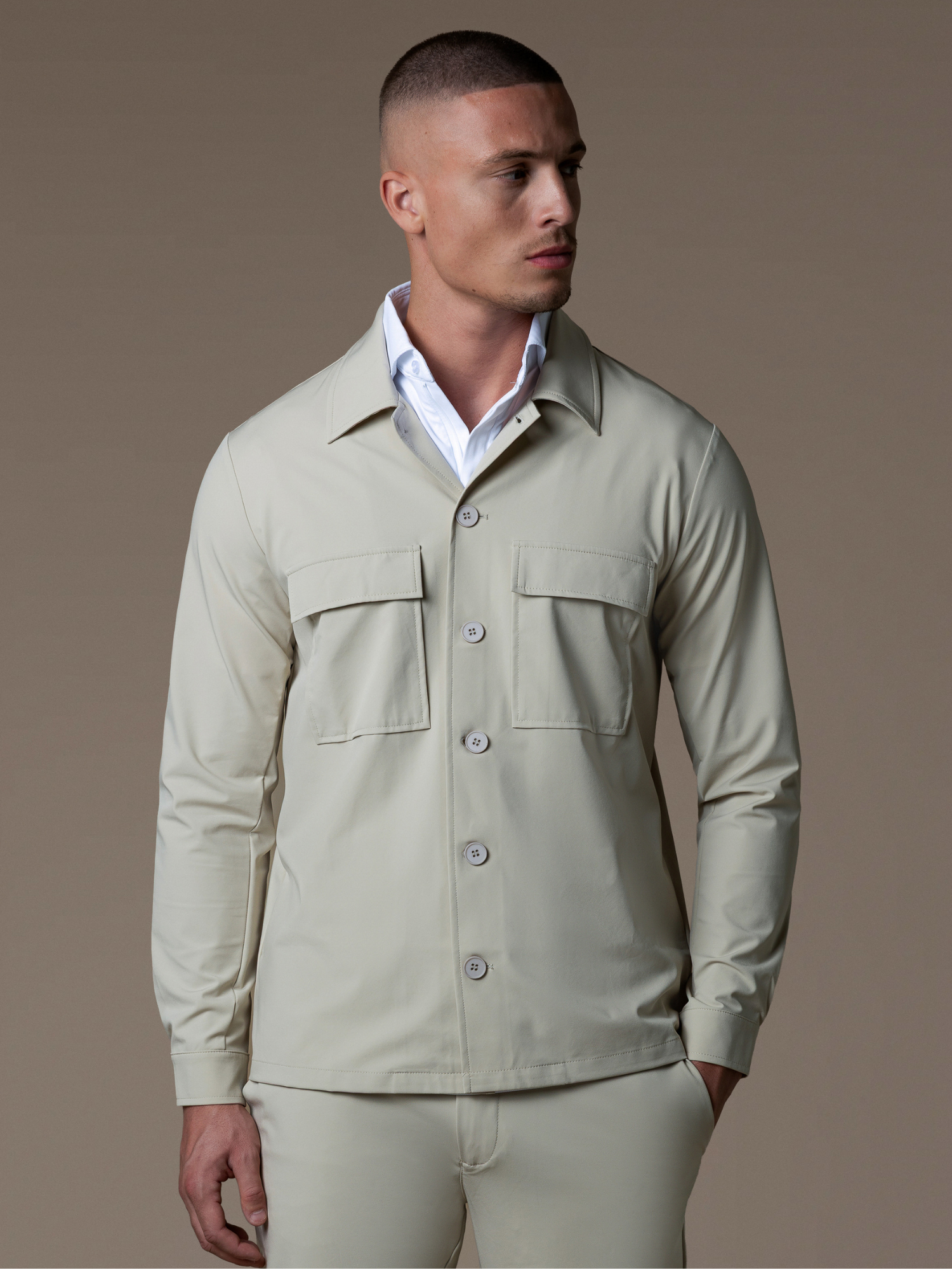 Velo Utility Jacket - Beige