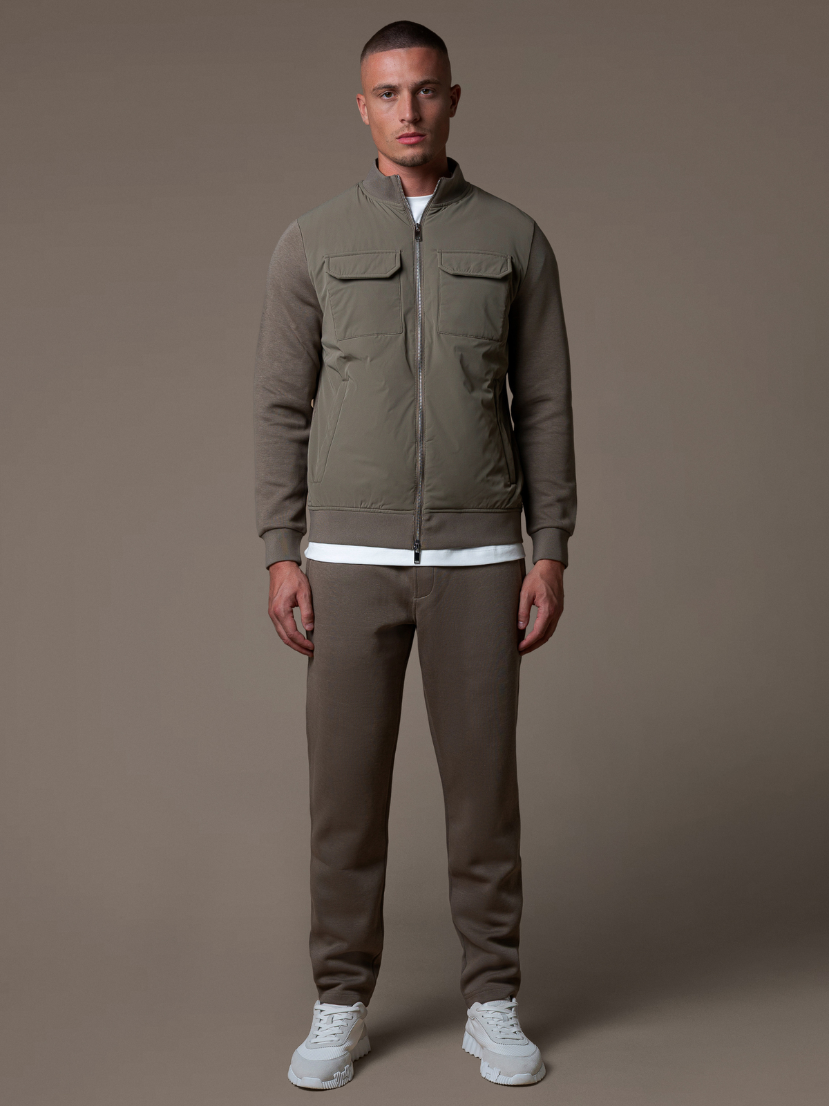 Hybrid Suit - Taupe