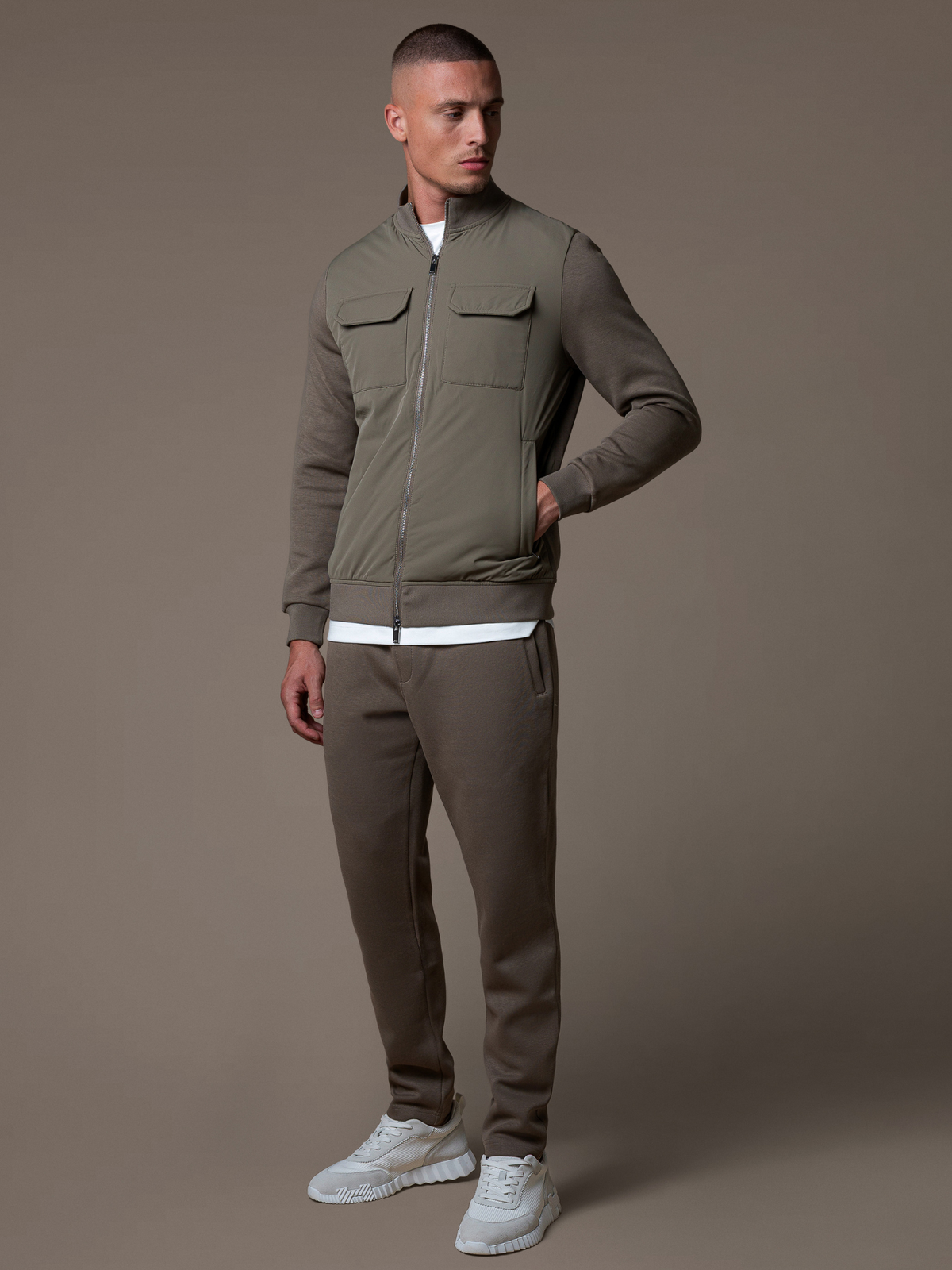 Hybrid Suit - Taupe