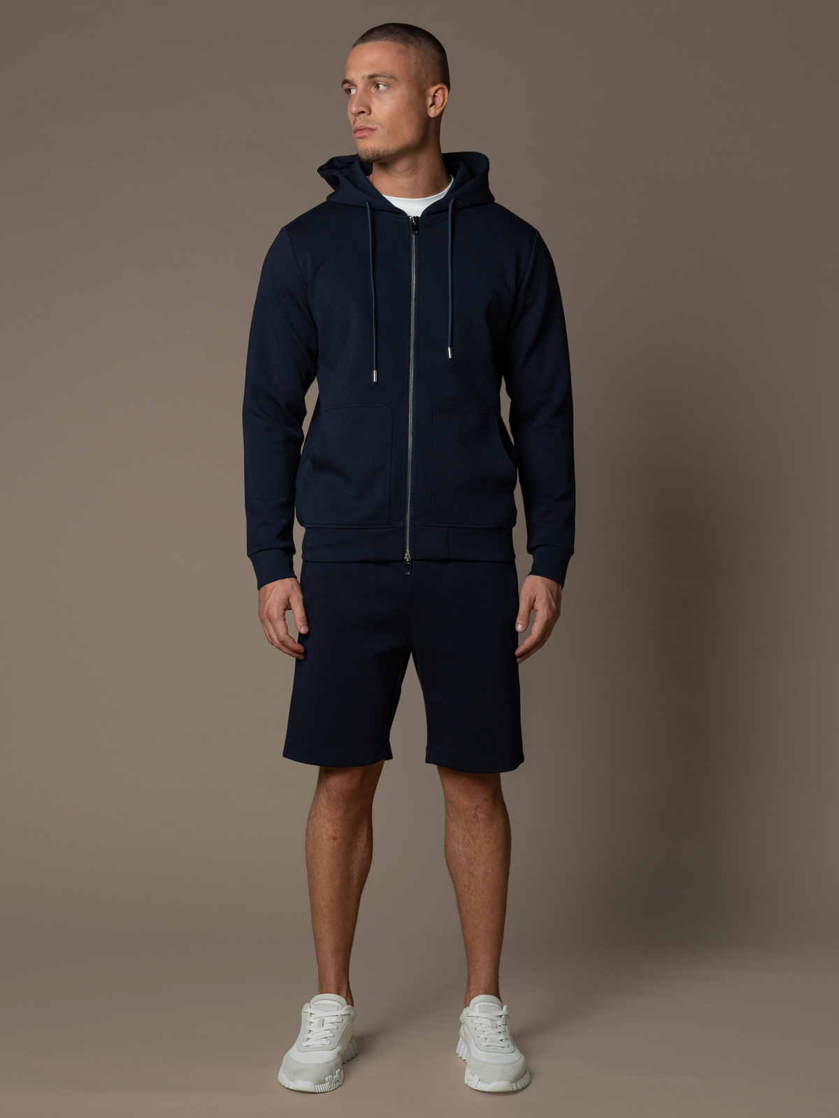 Interlock Flow Short Set - Navy