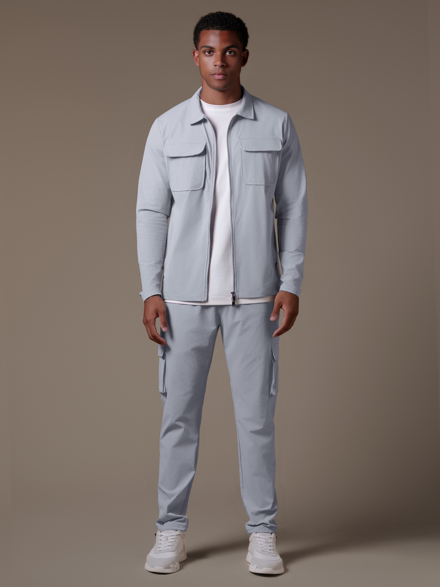 Cargo Tech Jacket - Grey