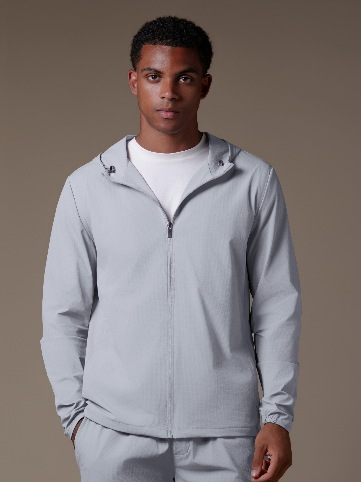Tech Windbreaker - Grey
