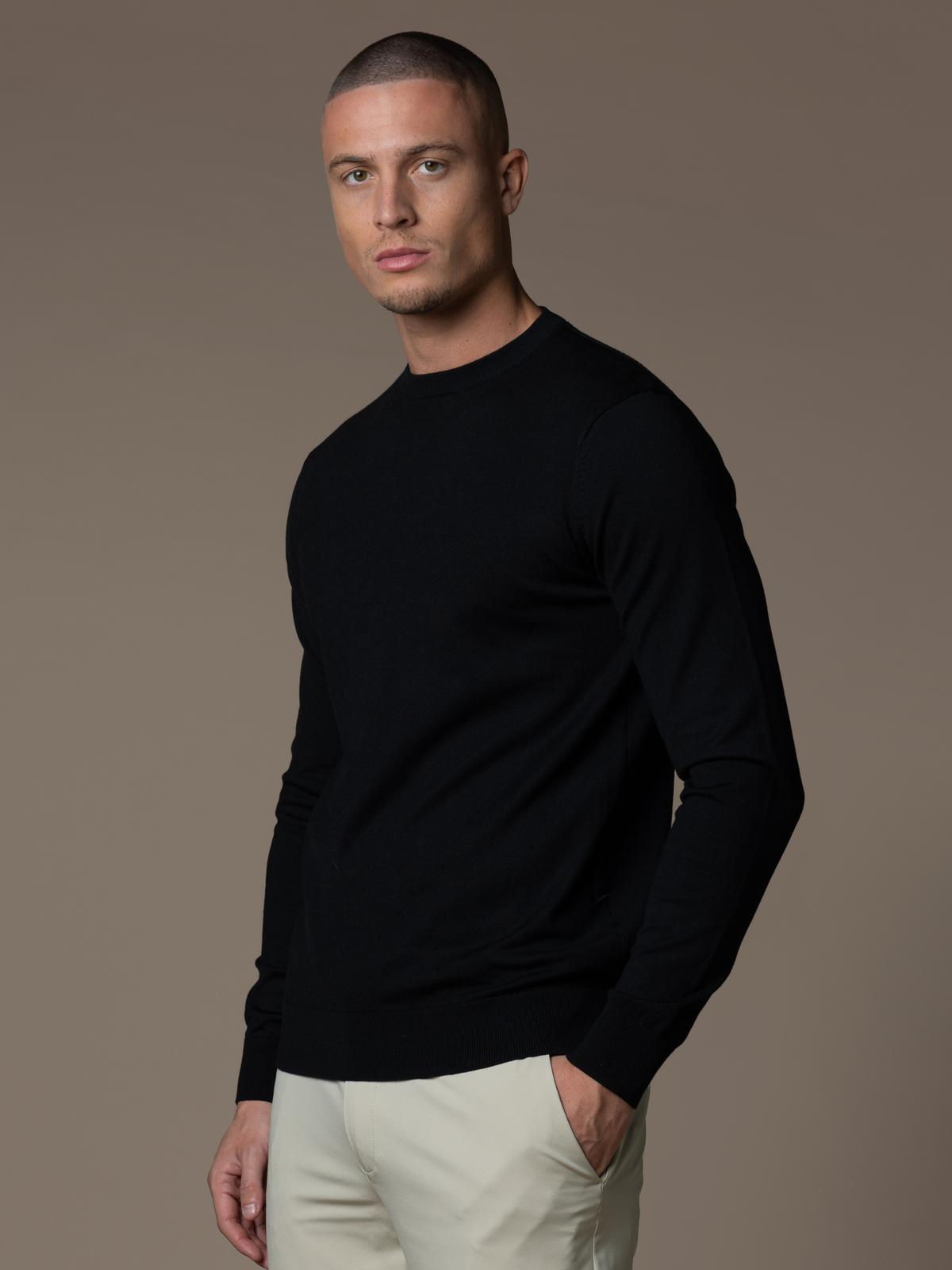 Knit Crewneck - Black