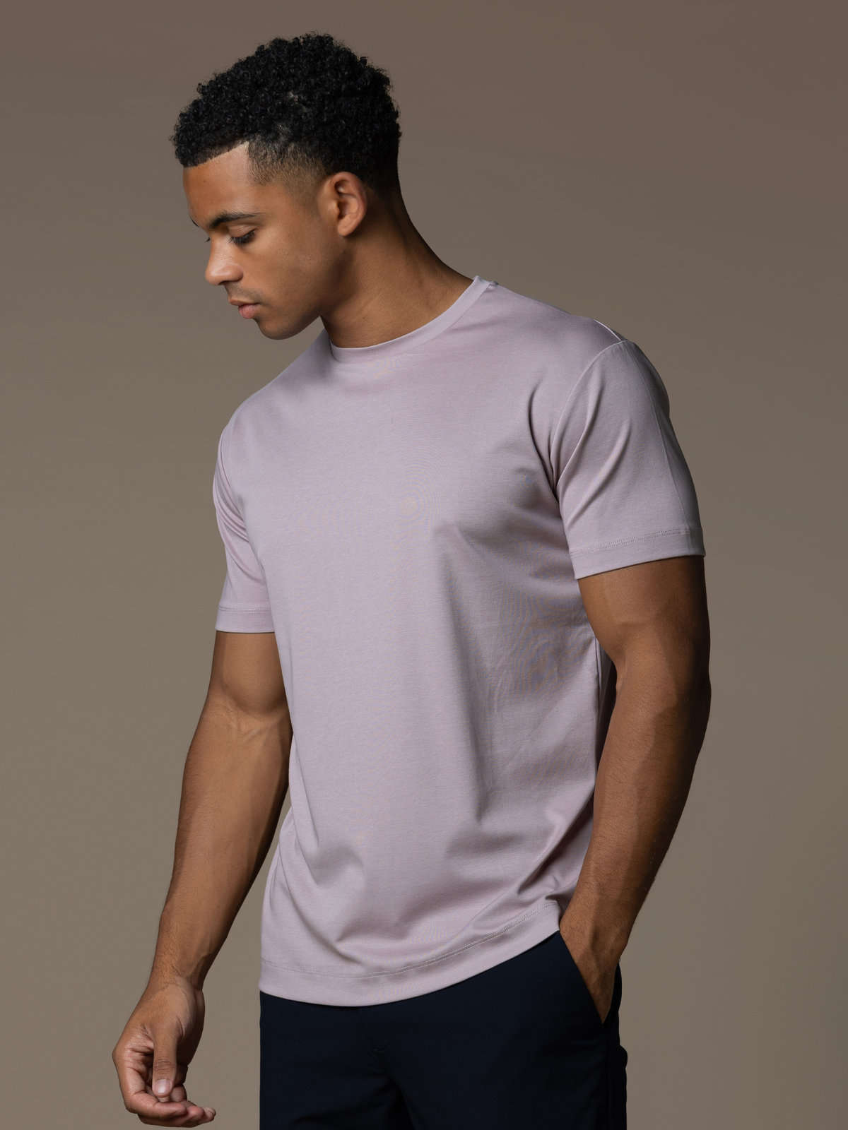 Essential Lux T-Shirt - Ash Rose