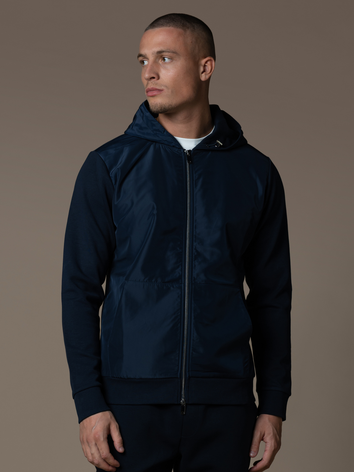 Hybrid Flow Windbreaker - Navy