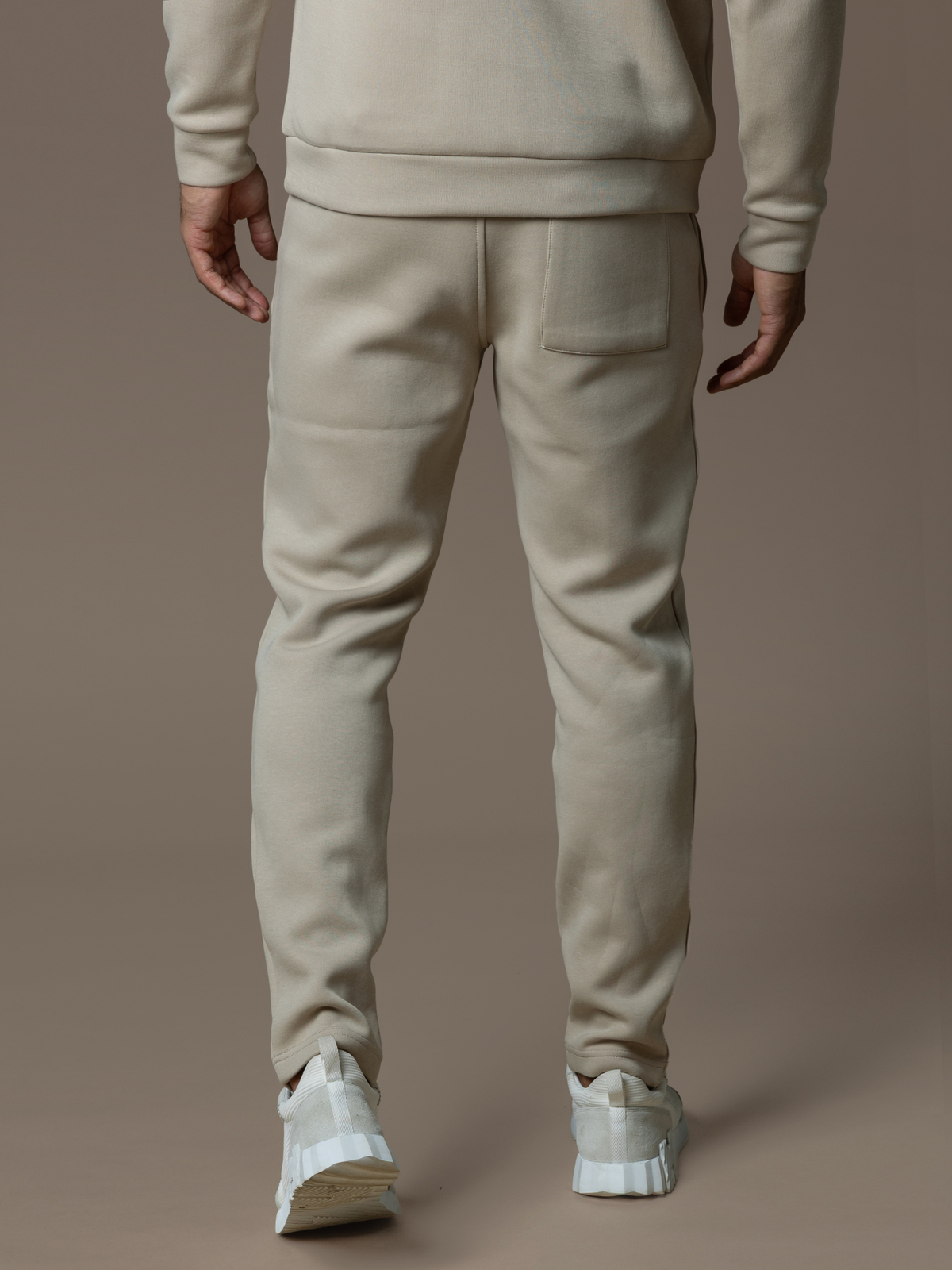 Essential Interlock Jogger - Beige
