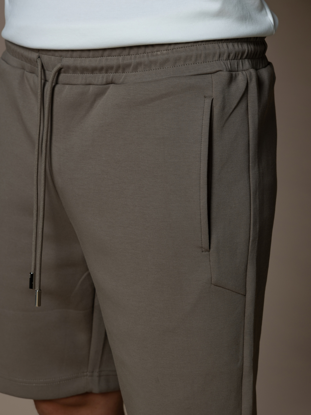 Interlock Flow Short - Taupe