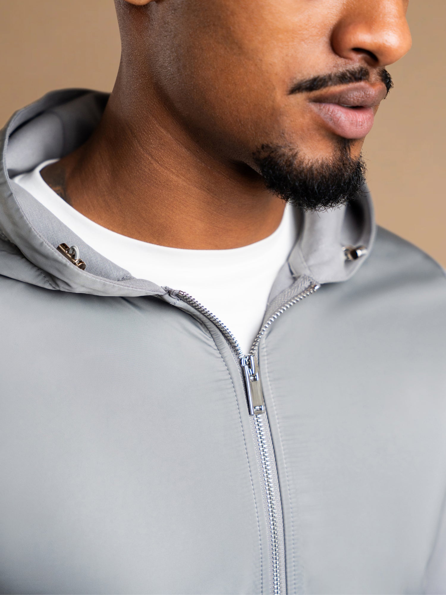 Hybrid Flow Windbreaker - Grey