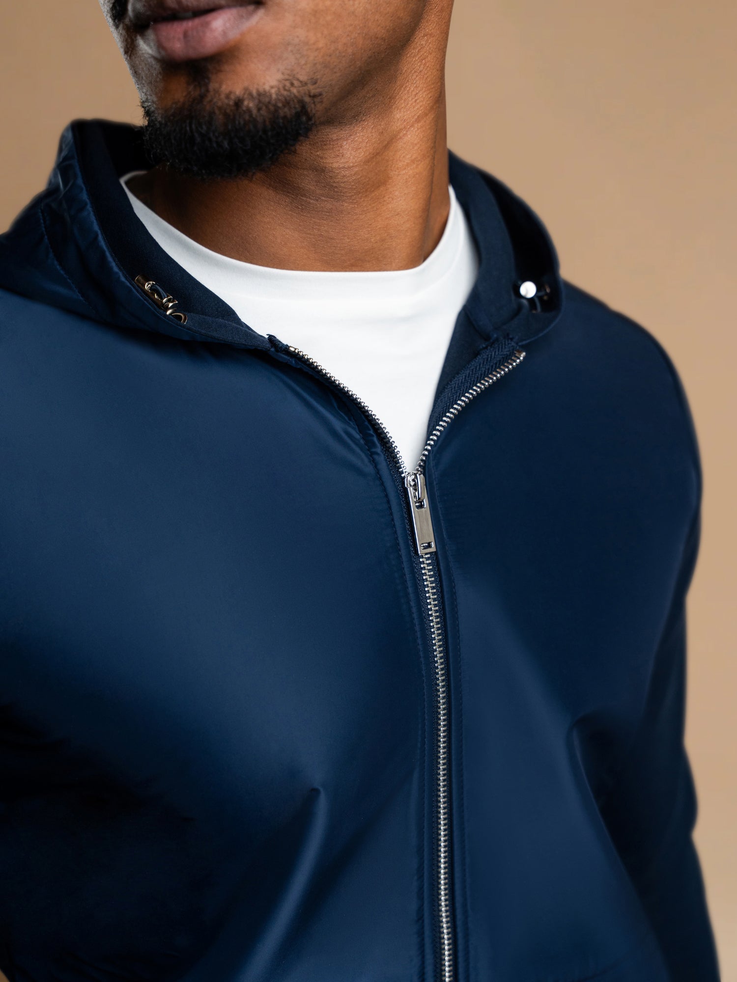 Hybrid Flow Windbreaker - Navy