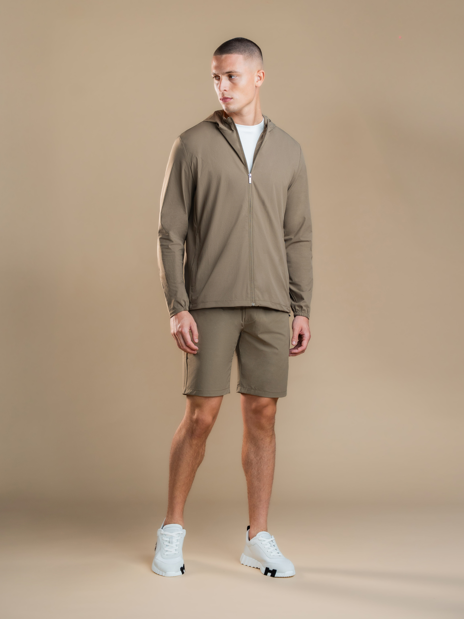 Tech Windbreaker Set - Mocca