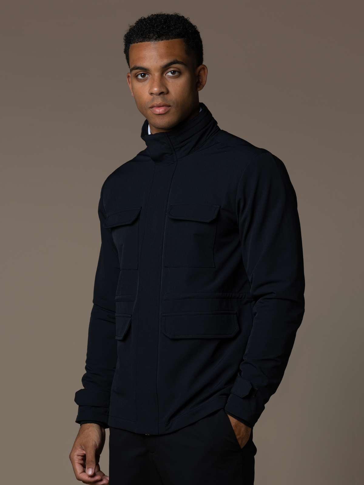 Tech Field Jacket - Black