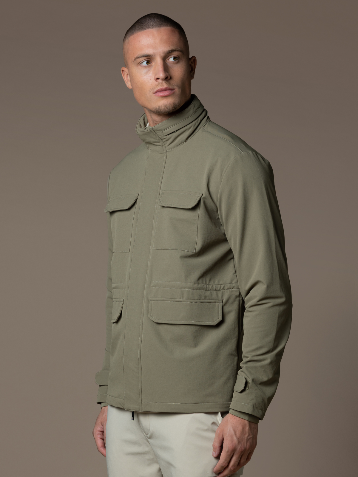 Tech Field Jacket - Taupe