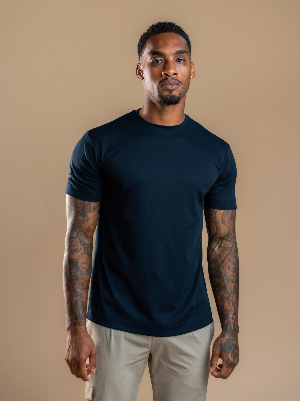 Essential Lux T-Shirt - 3 PACK - Navy