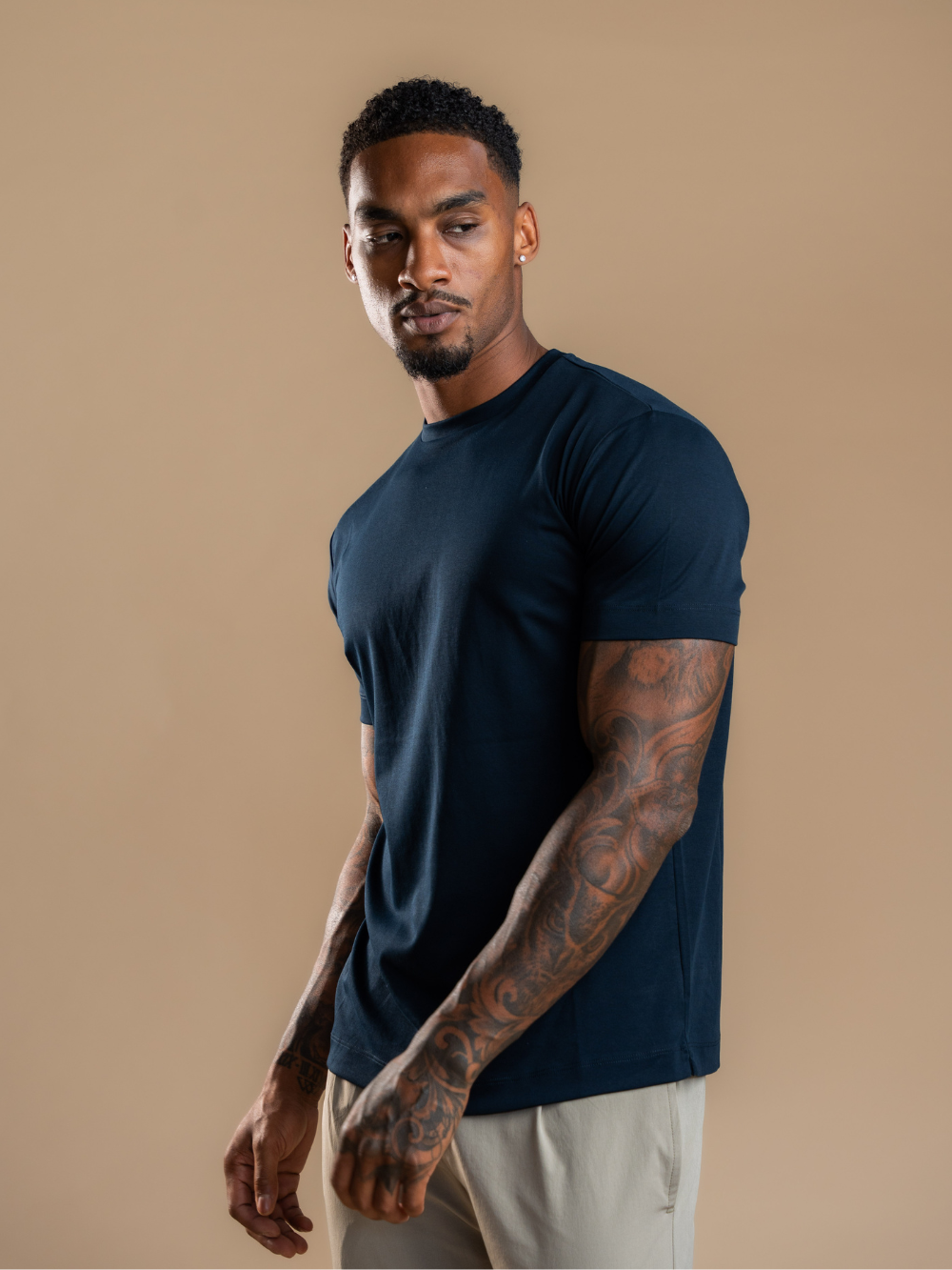 Essential Lux T-Shirt - 3 PACK - Navy