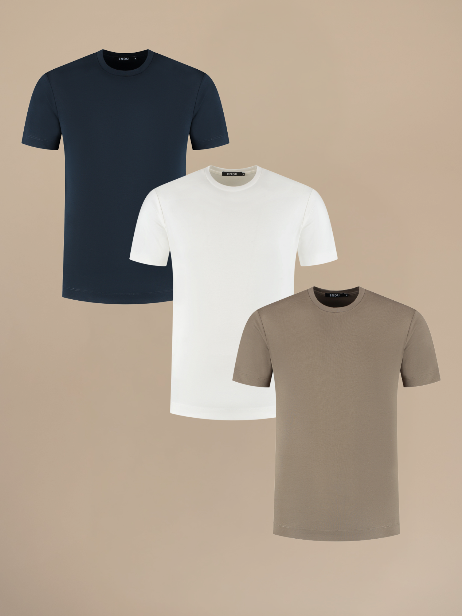 Essential Lux T-Shirt - Mixed 3 Pack - Multicolor