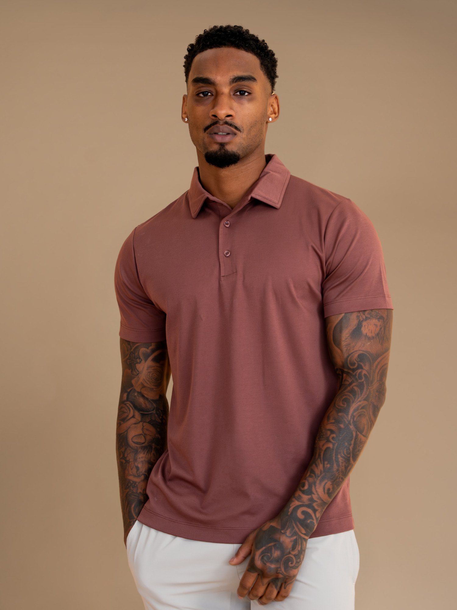 Lux Polo - Maroon