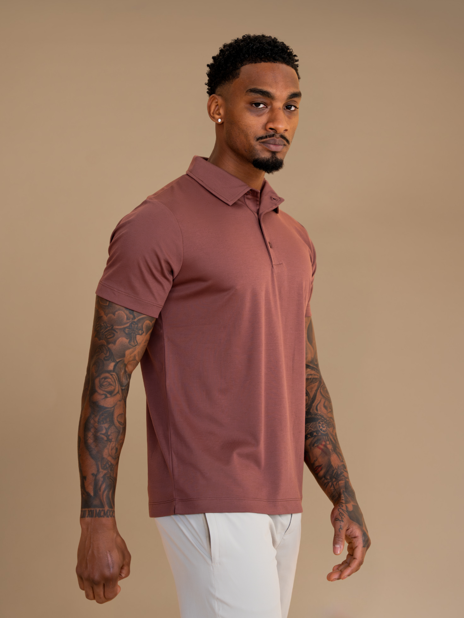Lux Polo - Maroon