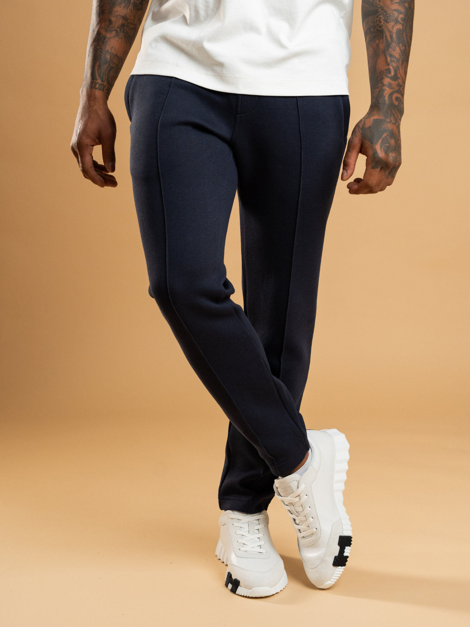 Essential Interlock Jogger - Navy