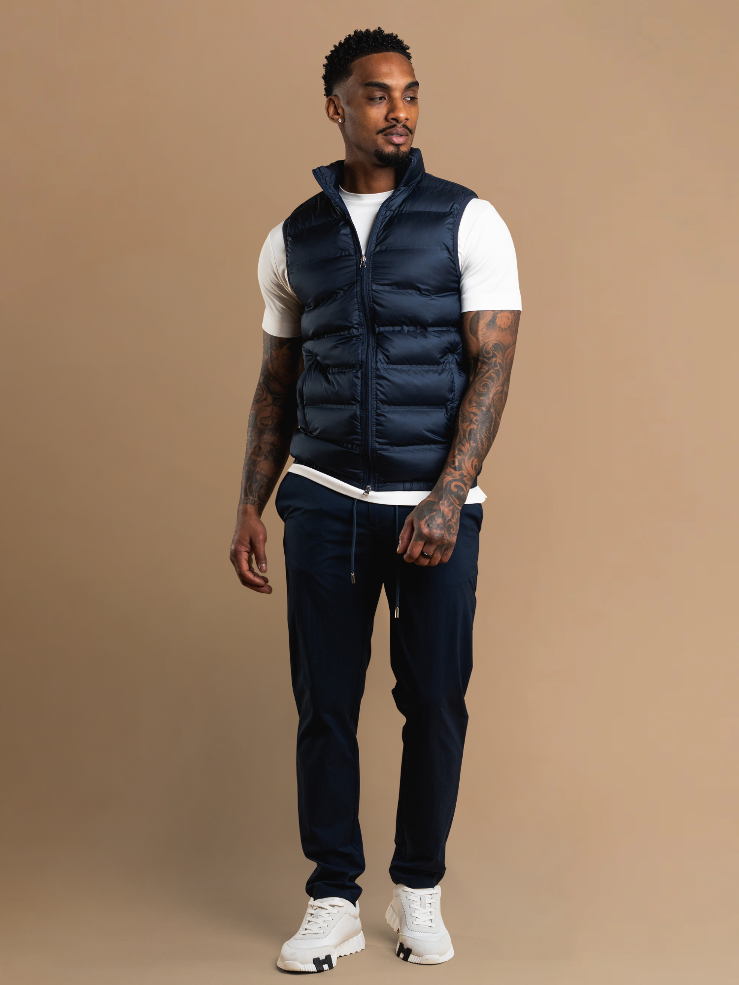 Tech Puffer Gilet - Navy