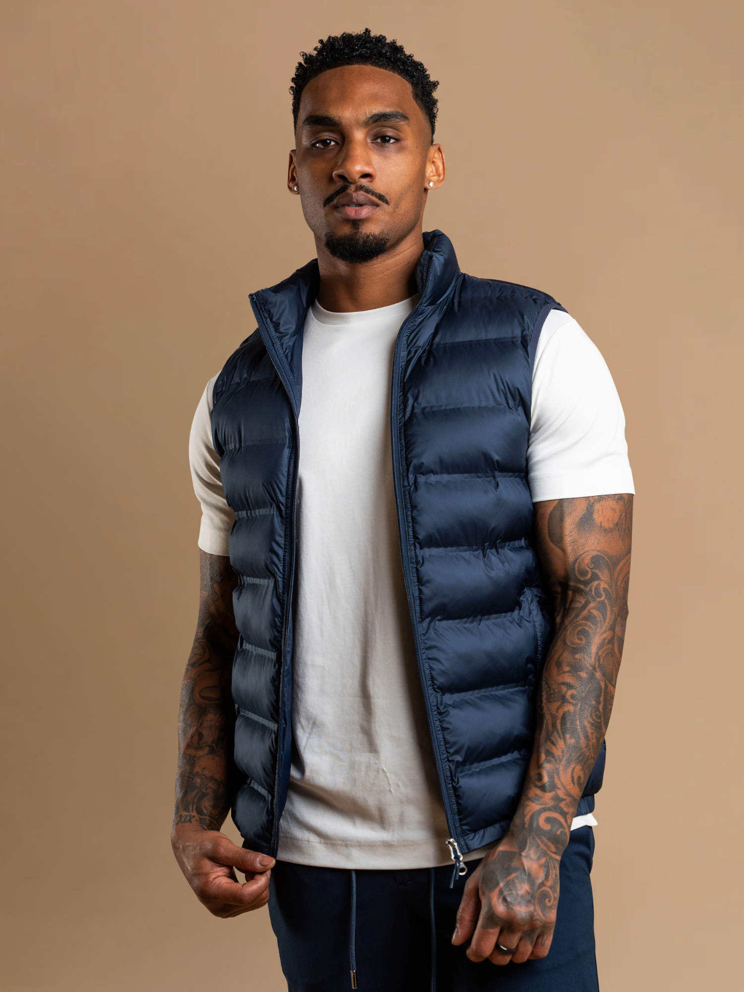 Tech Puffer Gilet - Navy