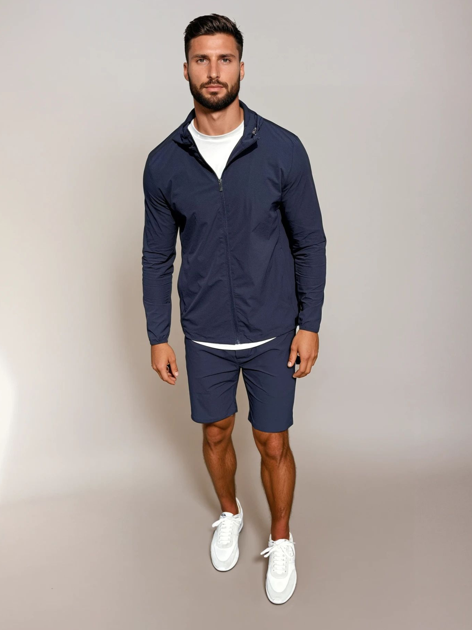 Tech Windbreaker Set - Navy