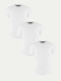Essential Lux T-Shirt - 3 Pack - White
