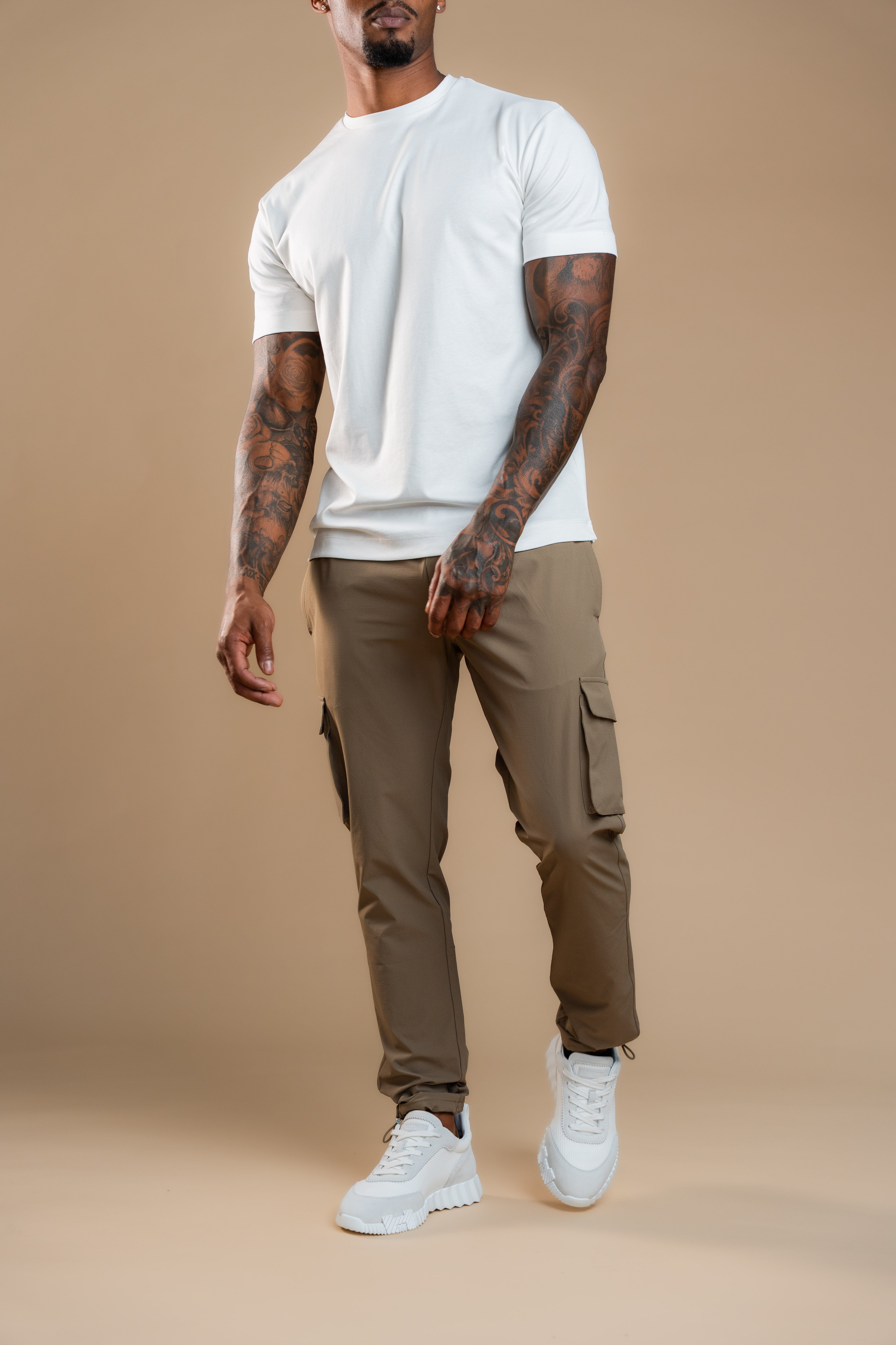 Cargo Tech Pants - Mocca