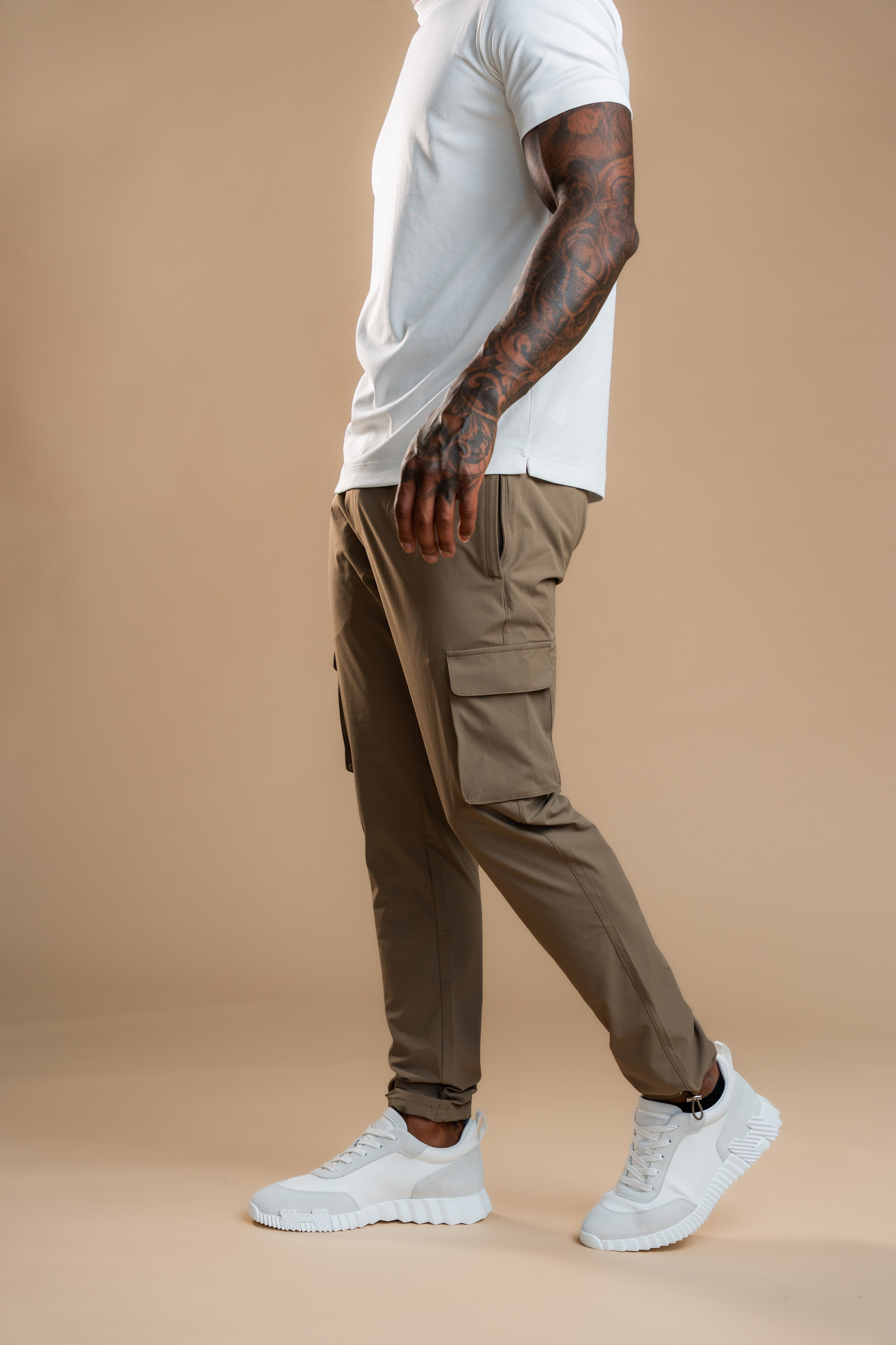 Cargo Tech Pants - Mocca