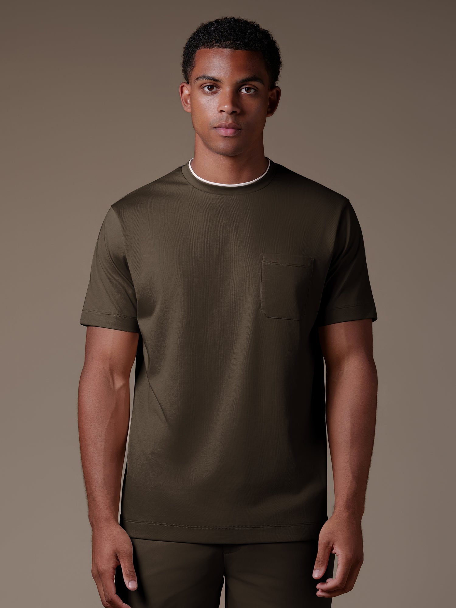Lino T-Shirt - Brown