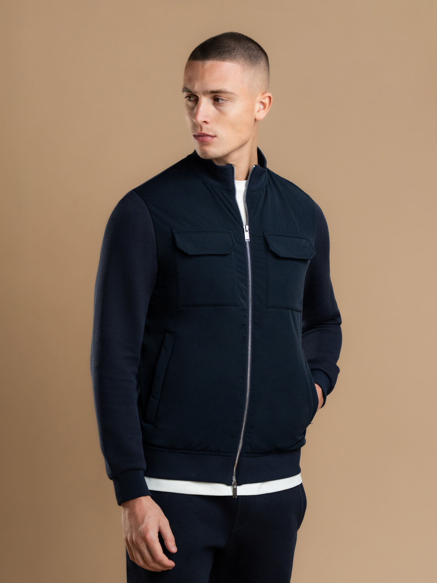 Hybrid Jacket - Navy