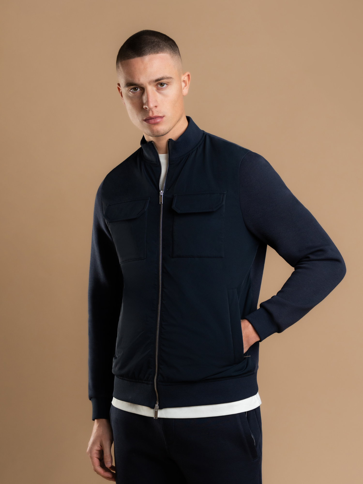 Hybrid Jacket - Navy