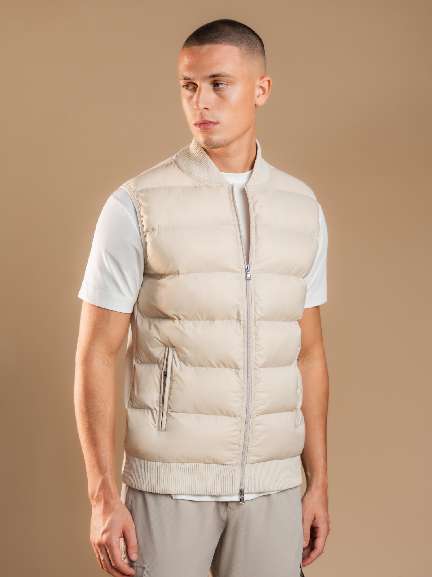 Hybrid Gilet - Beige