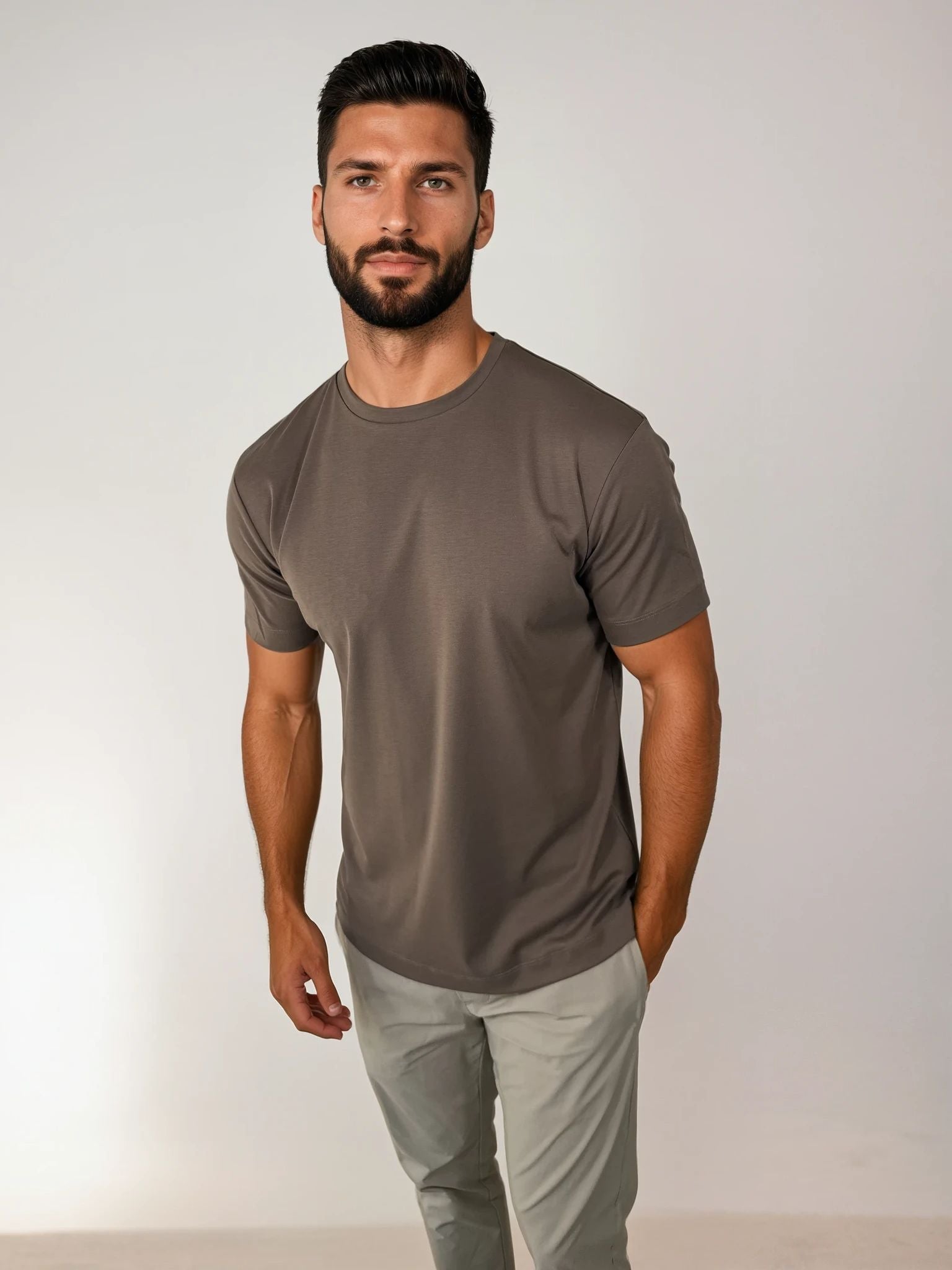 Essential Lux T-Shirt - Mocca