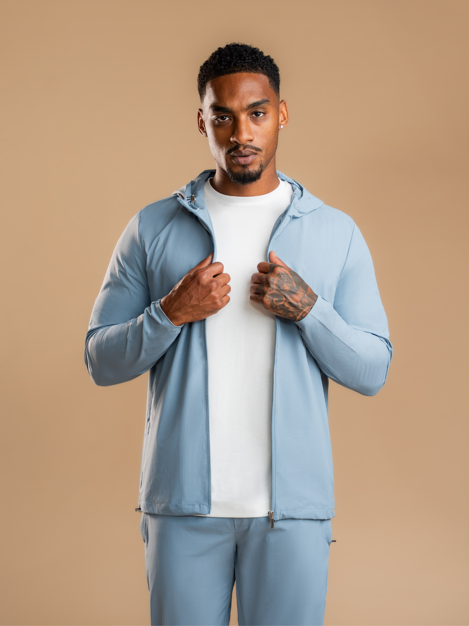 Tech Windbreaker Set - Ocean Blue