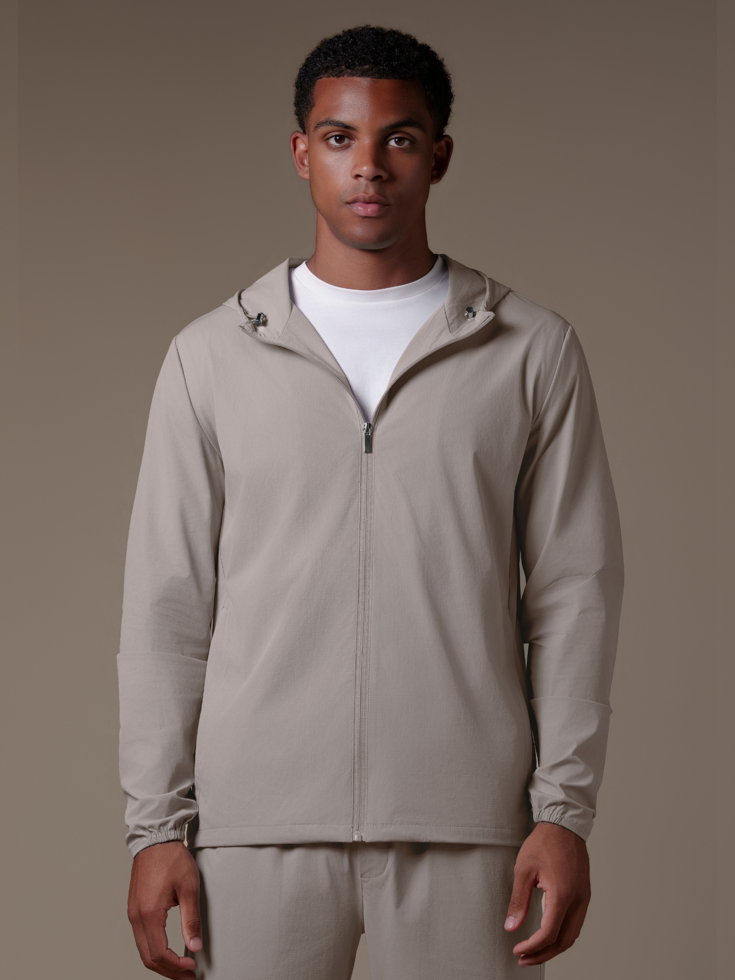 Tech Windbreaker - Beige