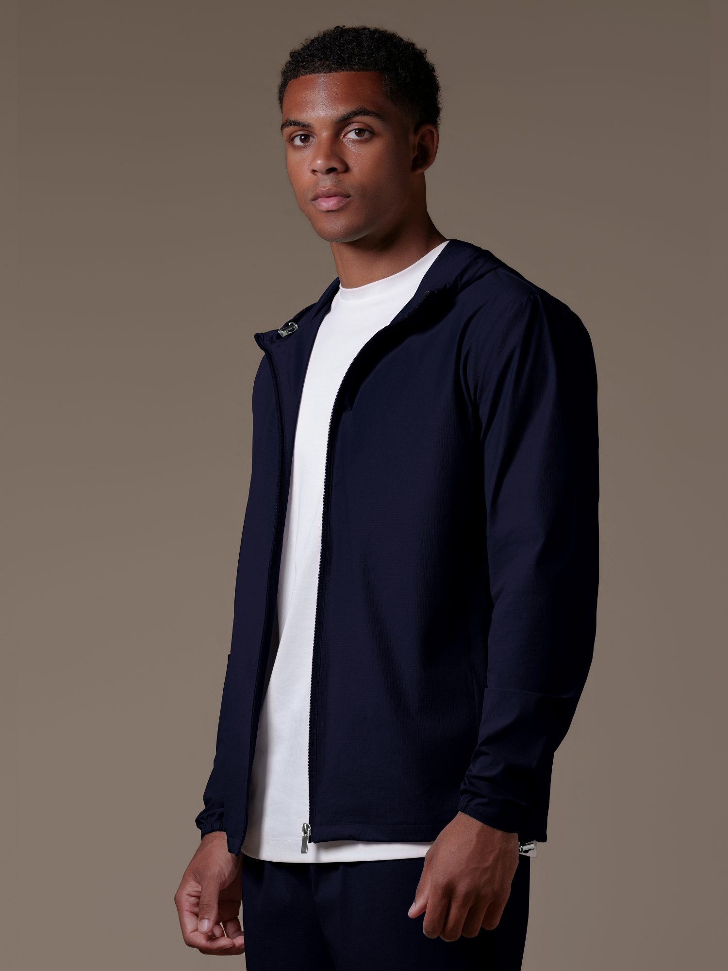 Tech Windbreaker - Navy