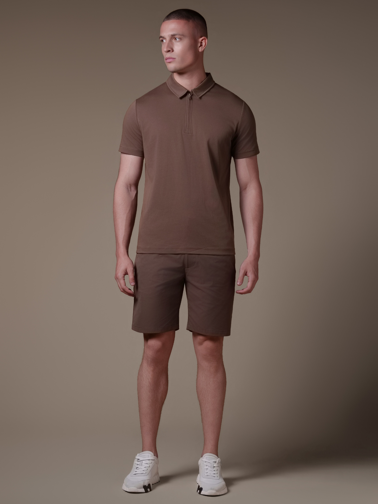 Lux Zipper Set -Brown