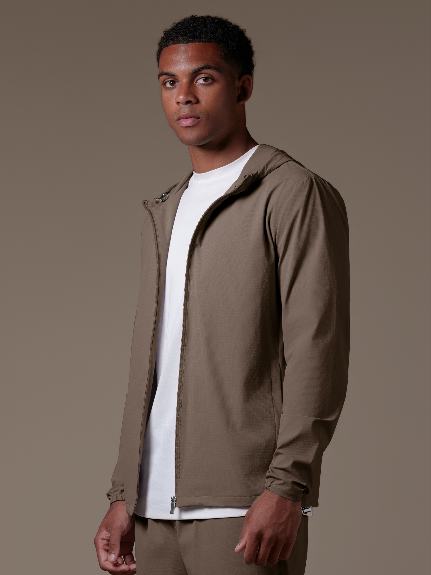 Tech Windbreaker - Mocca