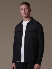 Cargo Tech Jacket - Black