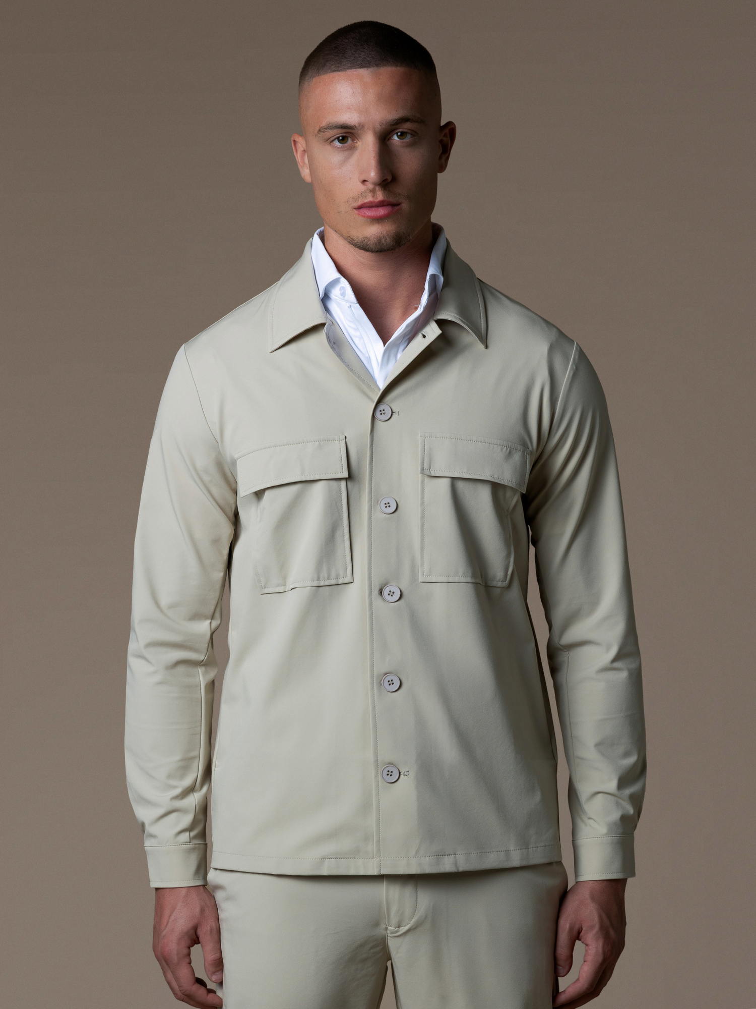 Velo Utility Jacket - Beige