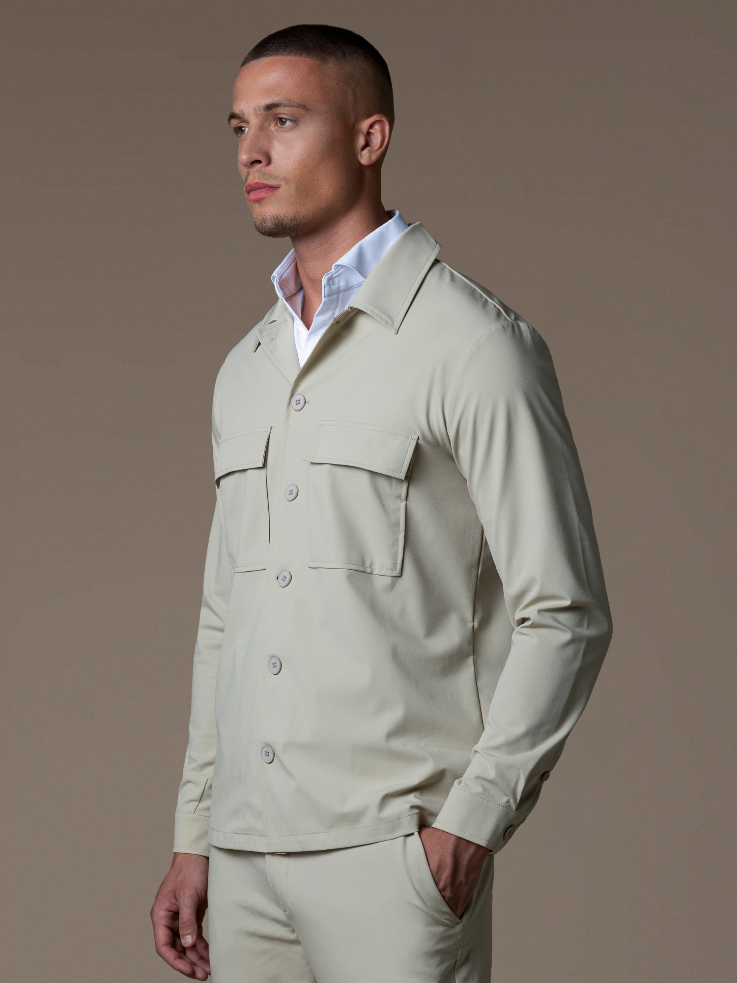 Velo Utility Jacket - Beige