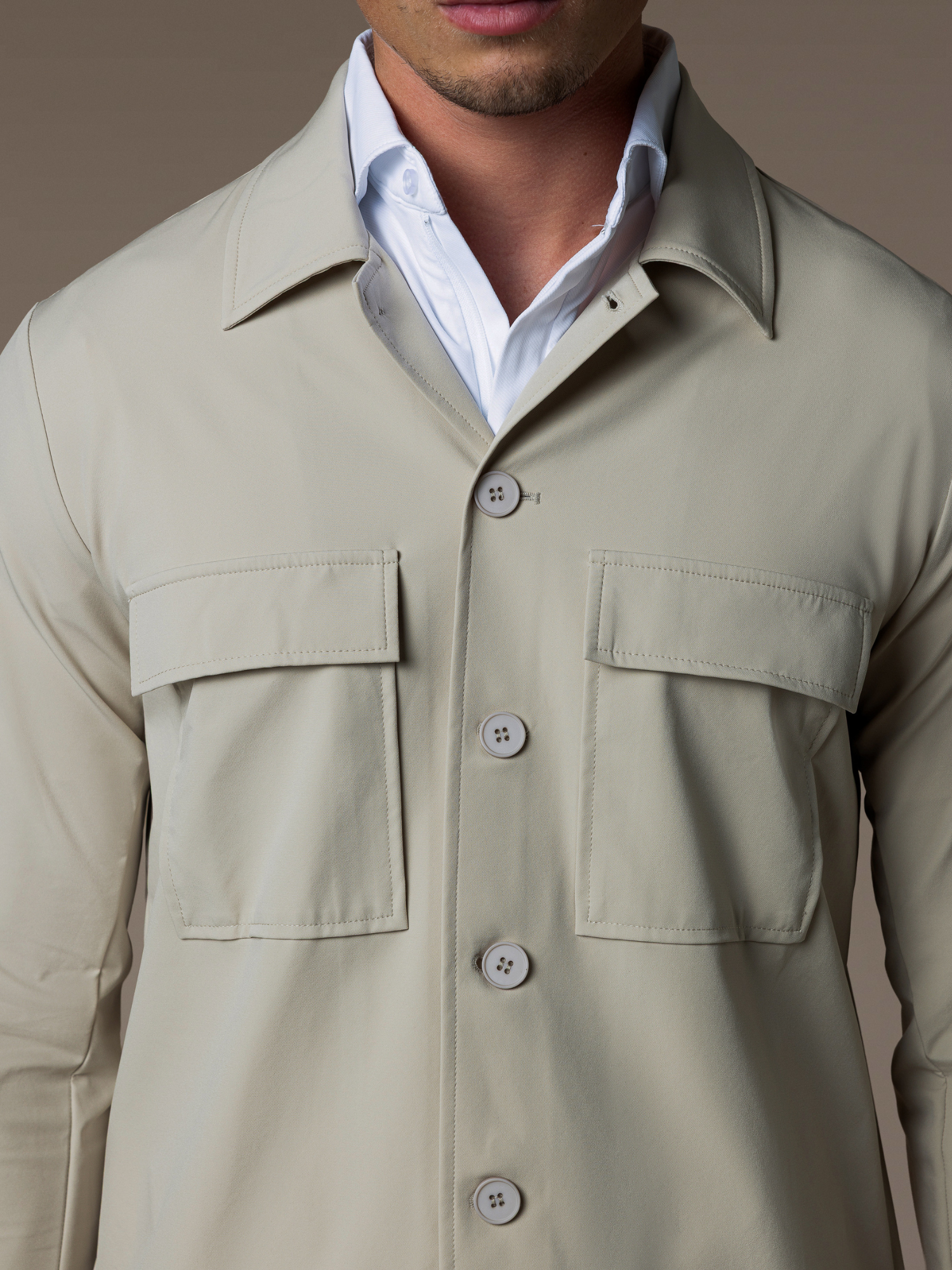 Velo Utility Jacket - Beige