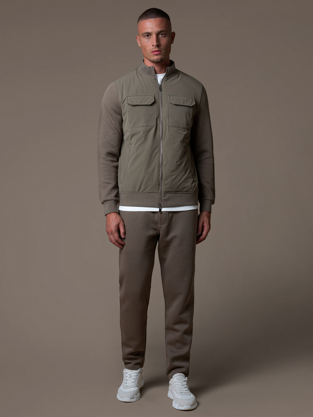 Hybrid Suit - Taupe